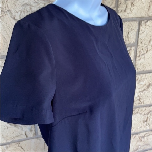 H & M Dark Navy Dress Straight Sexy Casual career Size 8 / Business casual - Picture 14 of 15